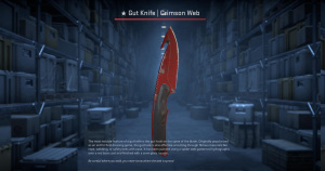 ★ Gut Knife | Crimson Web (Field-Tested) Screenshot