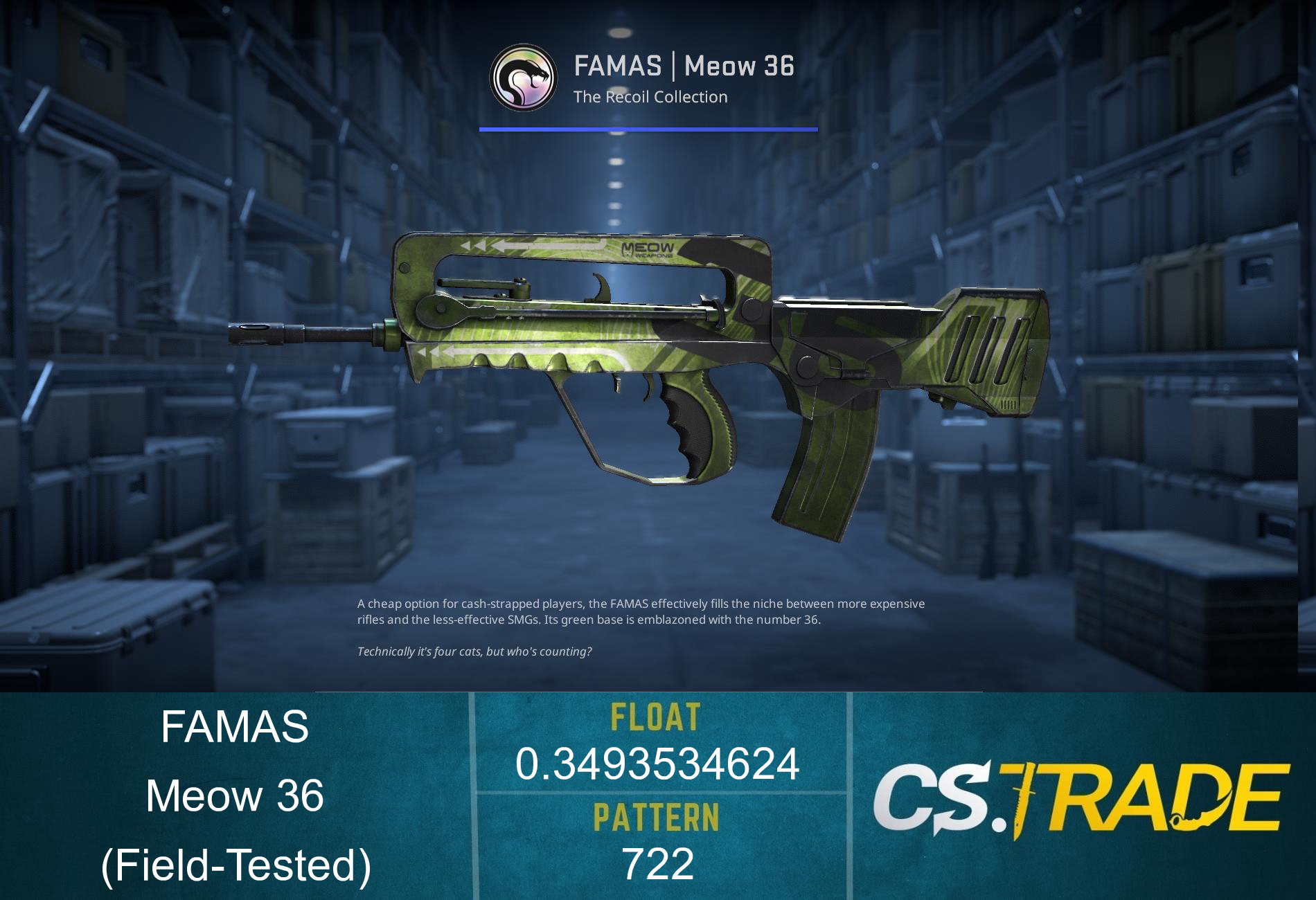 FAMAS | Meow 36 (Factory New) Screenshot