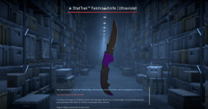 ★ StatTrak™ Falchion Knife | Ultraviolet (Minimal Wear) Screenshot