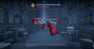 Glock-18 | Water Elemental (Minimal Wear) Screenshot
