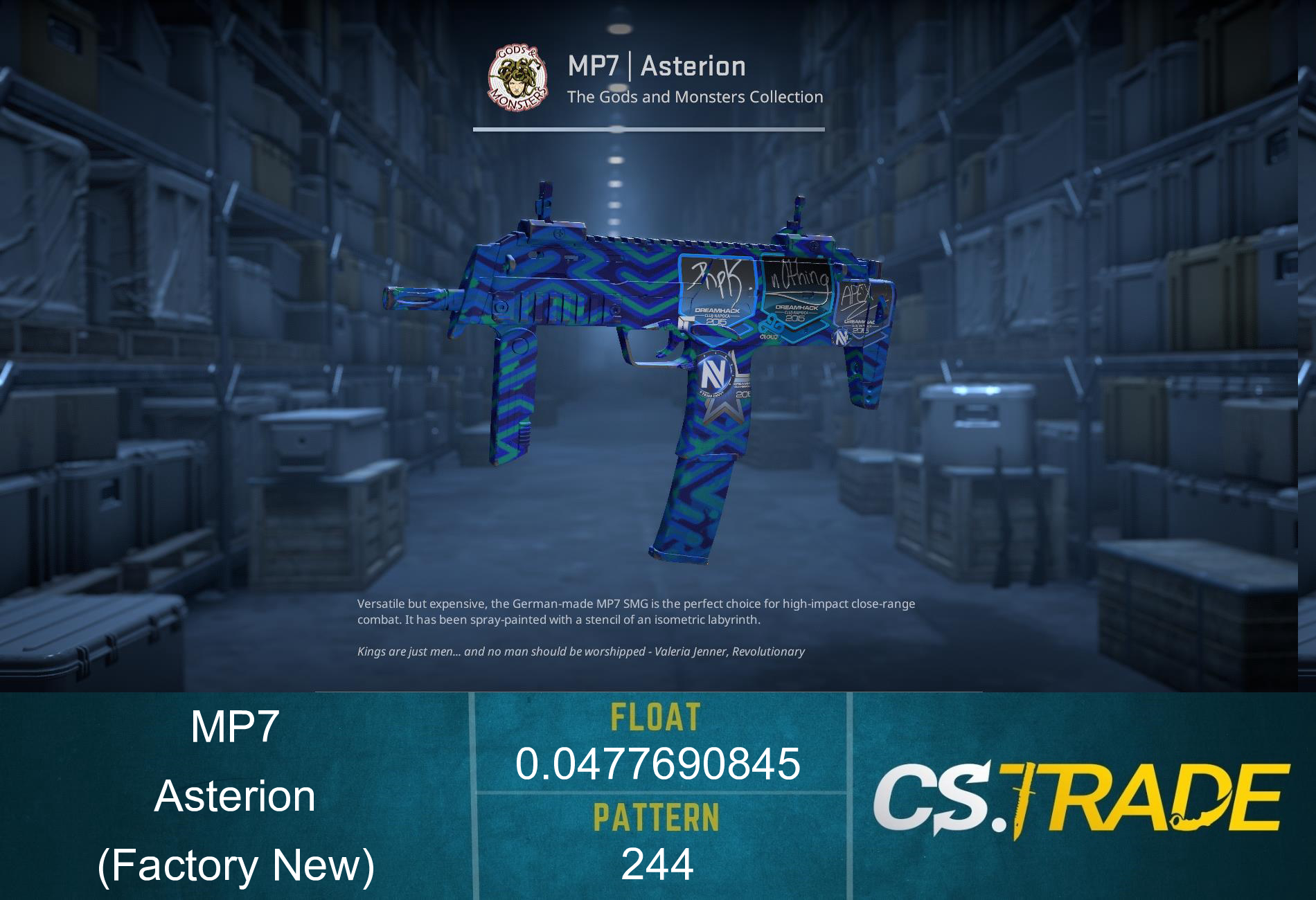 MP7 | Asterion (Factory New) Screenshot