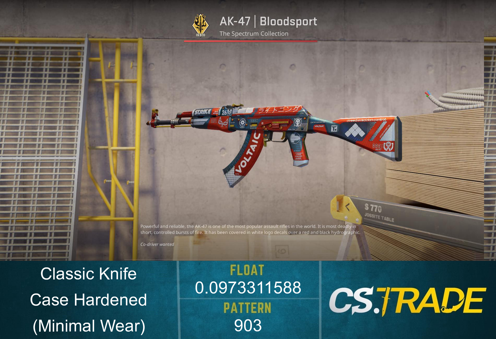 ★ Classic Knife | Case Hardened (Minimal Wear) Screenshot