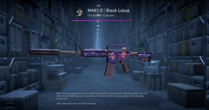 M4A1-S | Black Lotus (Battle-Scarred) Screenshot