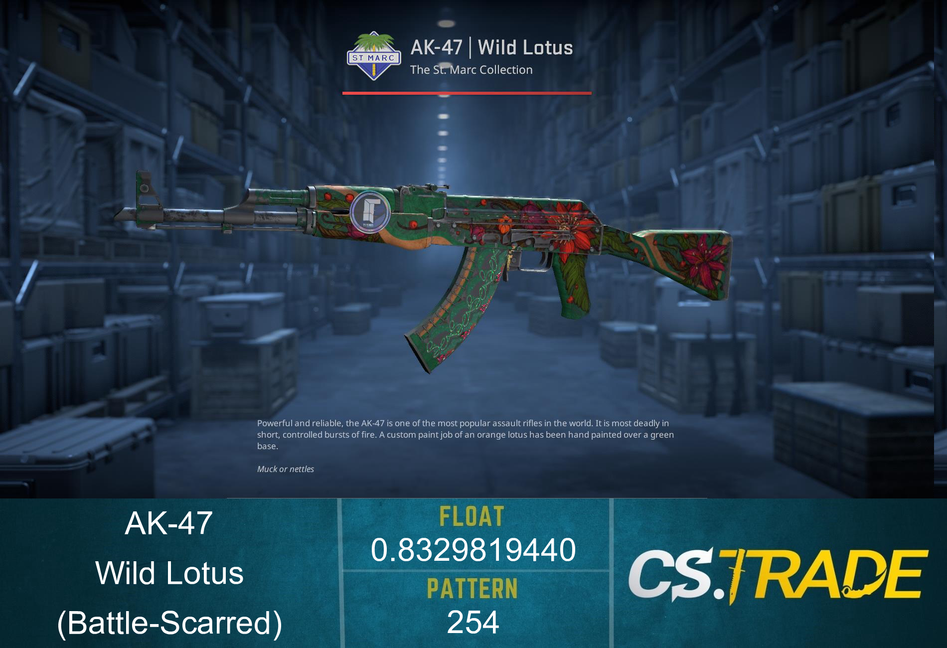 AK-47 | Wild Lotus (Factory New) Screenshot