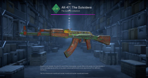 AK-47 | The Outsiders (Battle-Scarred) Screenshot