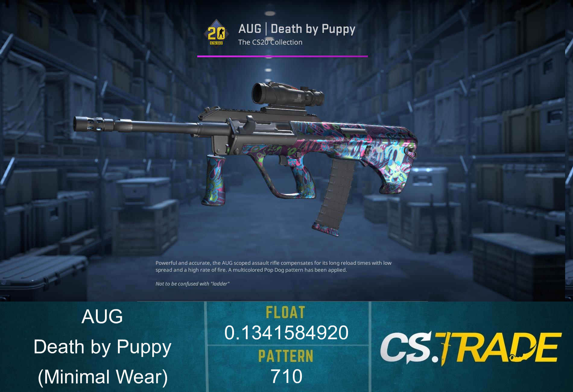AUG | Death by Puppy (Minimal Wear)