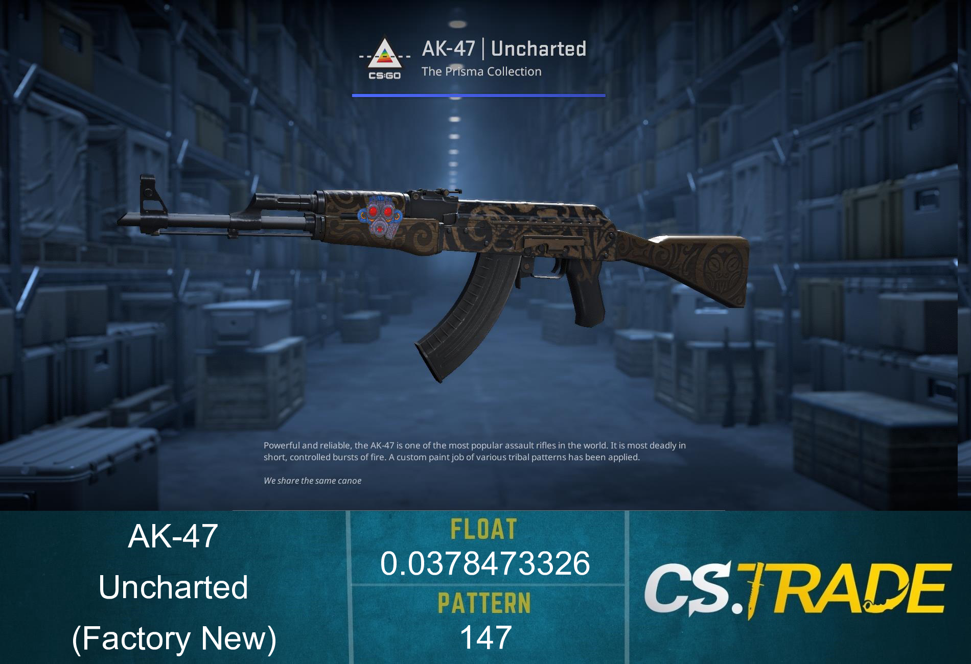 AK-47 | Uncharted (Factory New) Screenshot