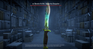 ★ Bowie Knife | Gamma Doppler Phase 4 (Factory New) Screenshot