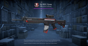 SG 553 | Cyrex (Battle-Scarred) Screenshot