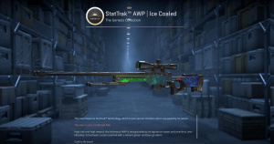 StatTrak™ AWP | Ice Coaled (Battle-Scarred) Screenshot