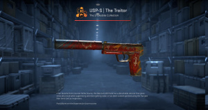 USP-S | The Traitor (Battle-Scarred) Screenshot
