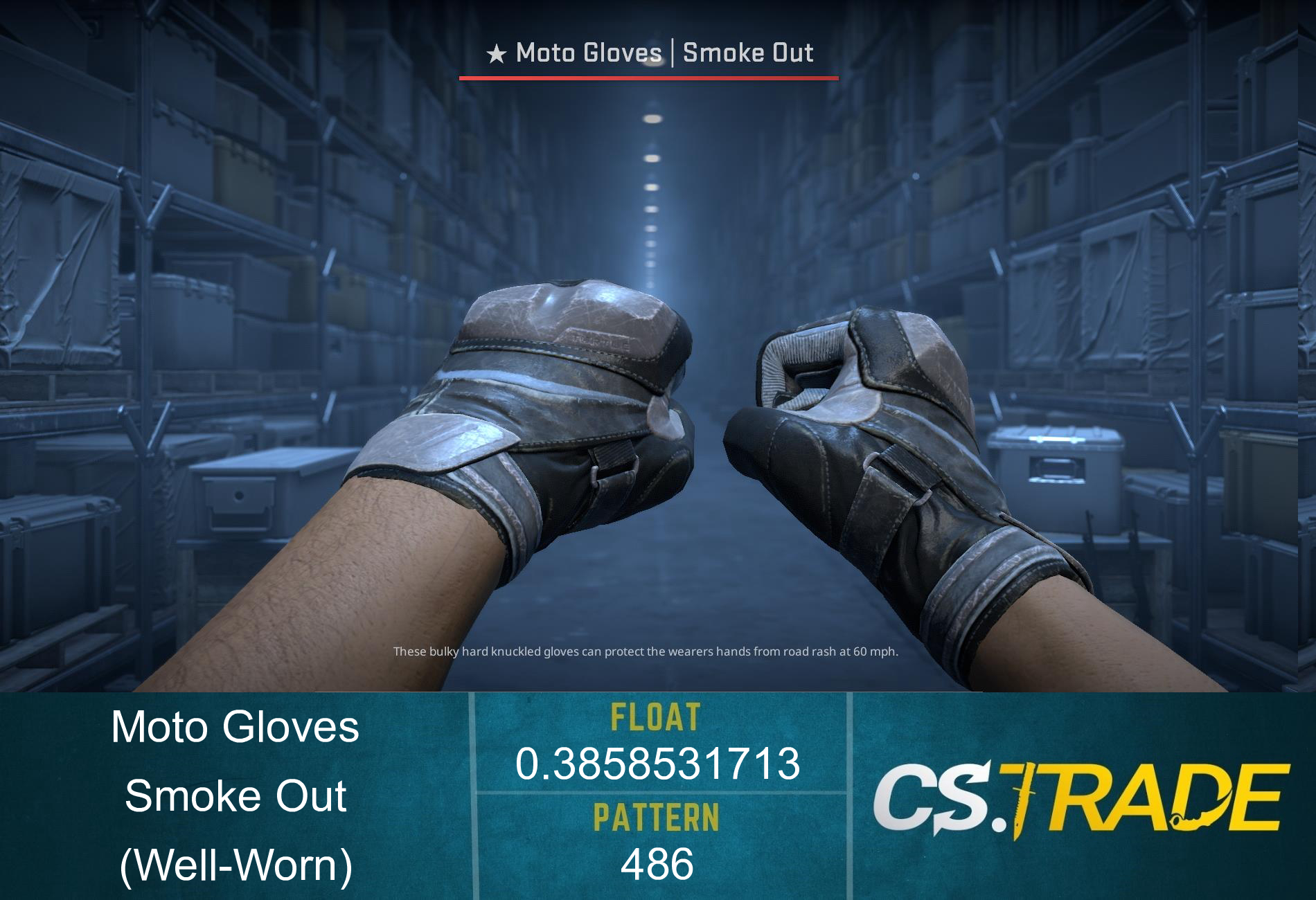 ★ Moto Gloves | Smoke Out (Factory New) Screenshot