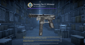 Souvenir Tec-9 | Whiteout (Battle-Scarred) Screenshot