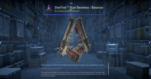 StatTrak™ Dual Berettas | Balance (Minimal Wear) Screenshot