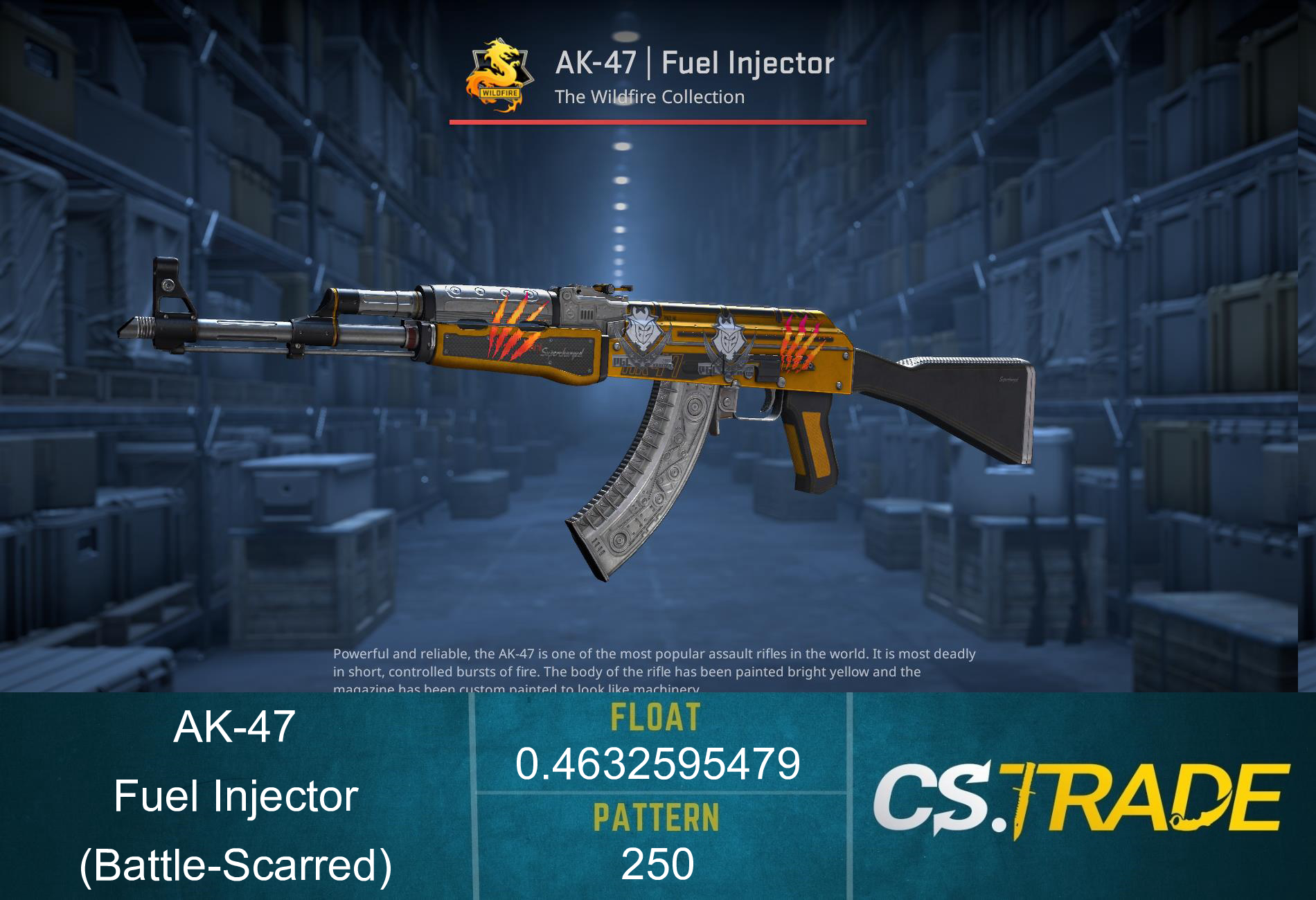StatTrak™ AK-47 | Fuel Injector (Battle-Scarred) Screenshot