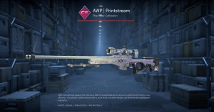 AWP | Printstream (Battle-Scarred) Screenshot