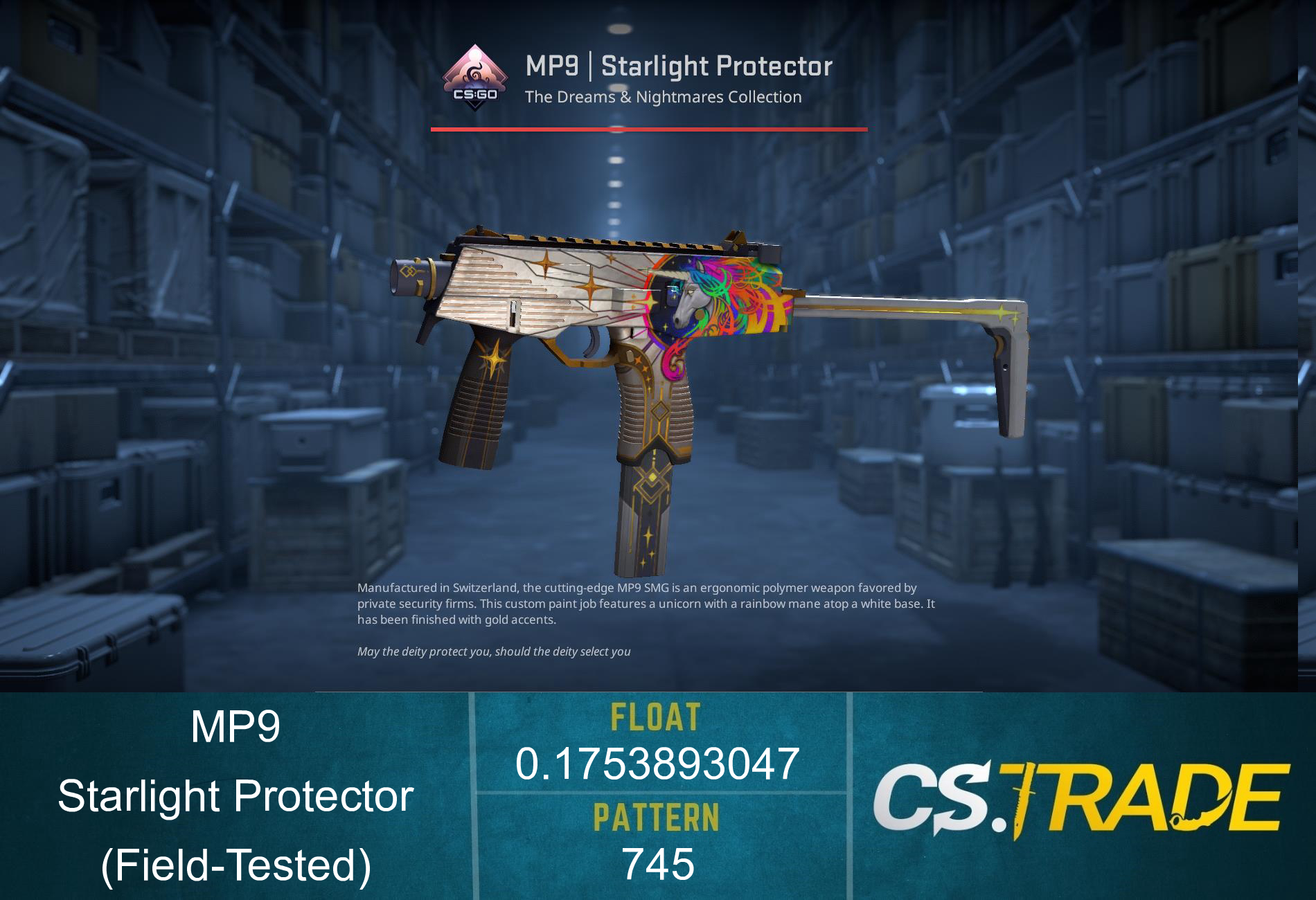 MP9 | Starlight Protector (Field-Tested) Screenshot