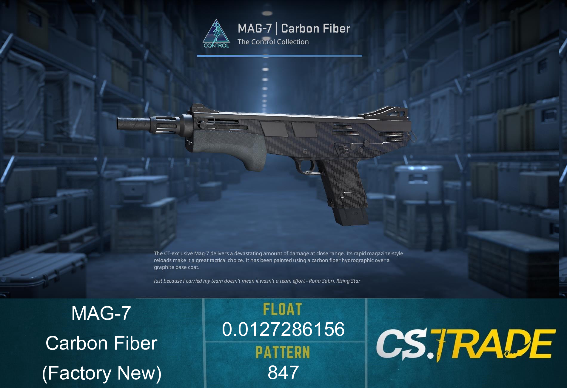 MAG-7 | Carbon Fiber (Factory New) Screenshot