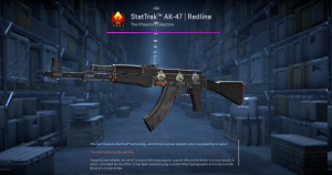 StatTrak™ AK-47 | Redline (Battle-Scarred) Screenshot