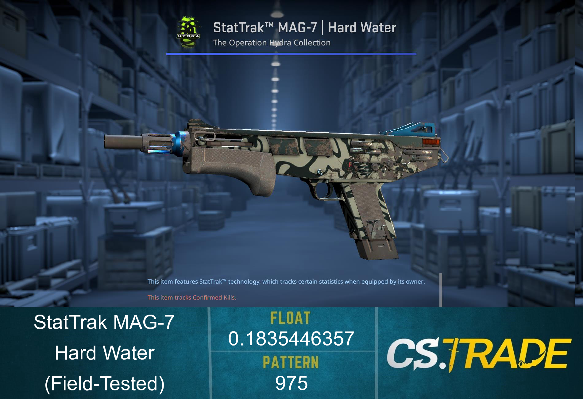 StatTrak™ MAG-7 | Hard Water (Field-Tested) Screenshot