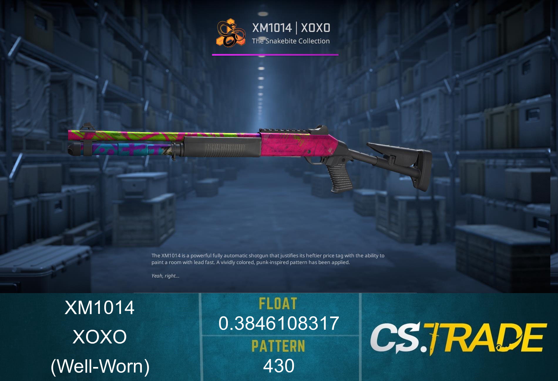 XM1014 | XOXO (Well-Worn) Screenshot