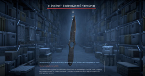 ★ StatTrak™ Skeleton Knife | Night Stripe (Field-Tested) Screenshot