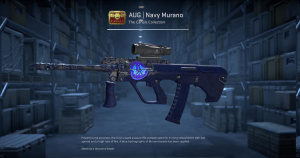 AUG | Navy Murano (Minimal Wear) Screenshot