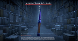 ★ StatTrak™ Stiletto Knife | Doppler Sapphire (Factory New) Screenshot