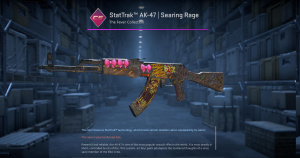 StatTrak™ AK-47 | Searing Rage (Battle-Scarred) Screenshot