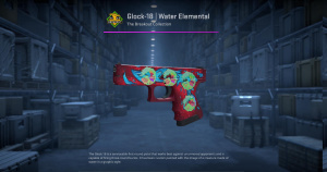 Glock-18 | Water Elemental (Factory New) Screenshot