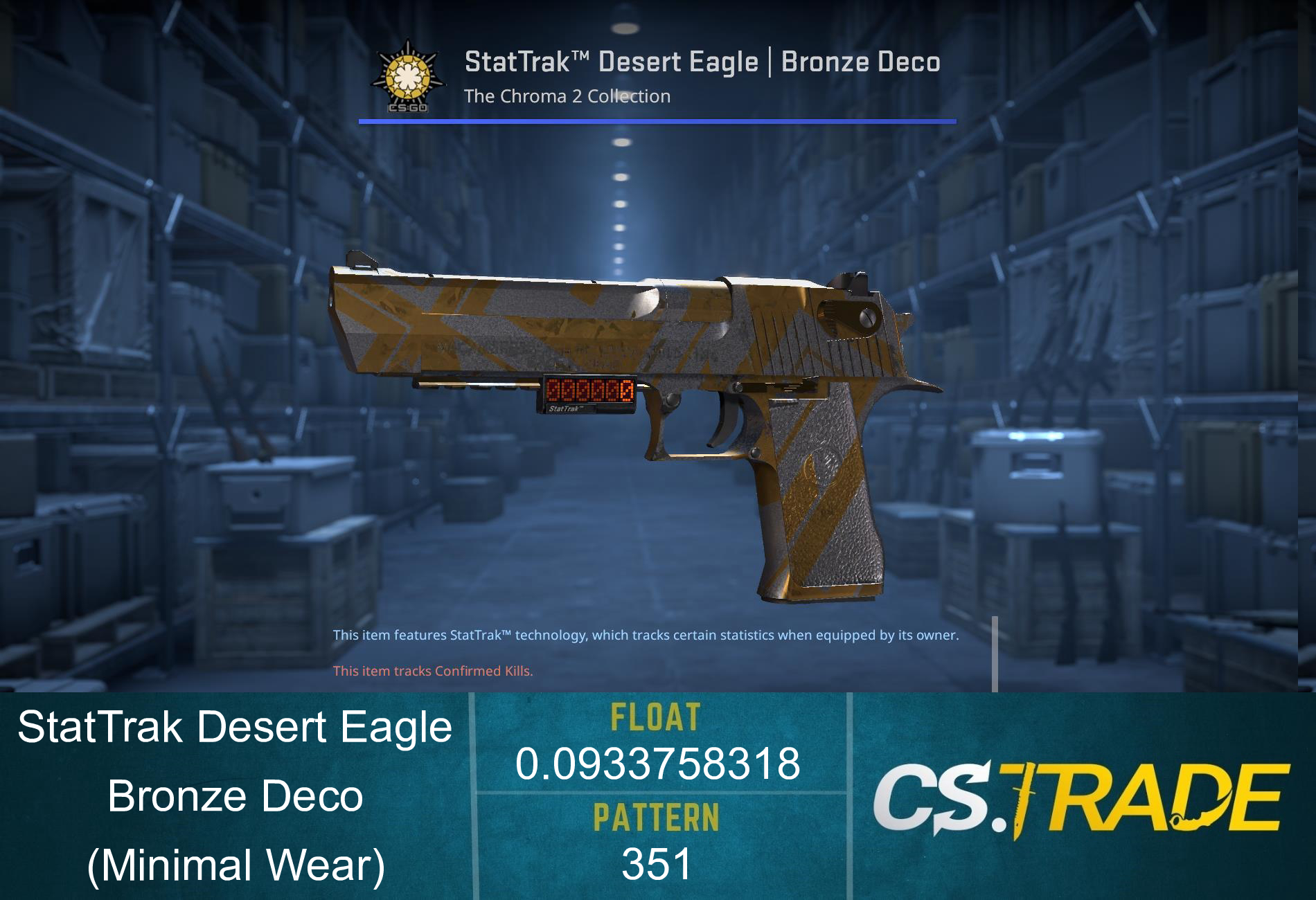Desert Eagle | Bronze Deco (Minimal Wear) Screenshot