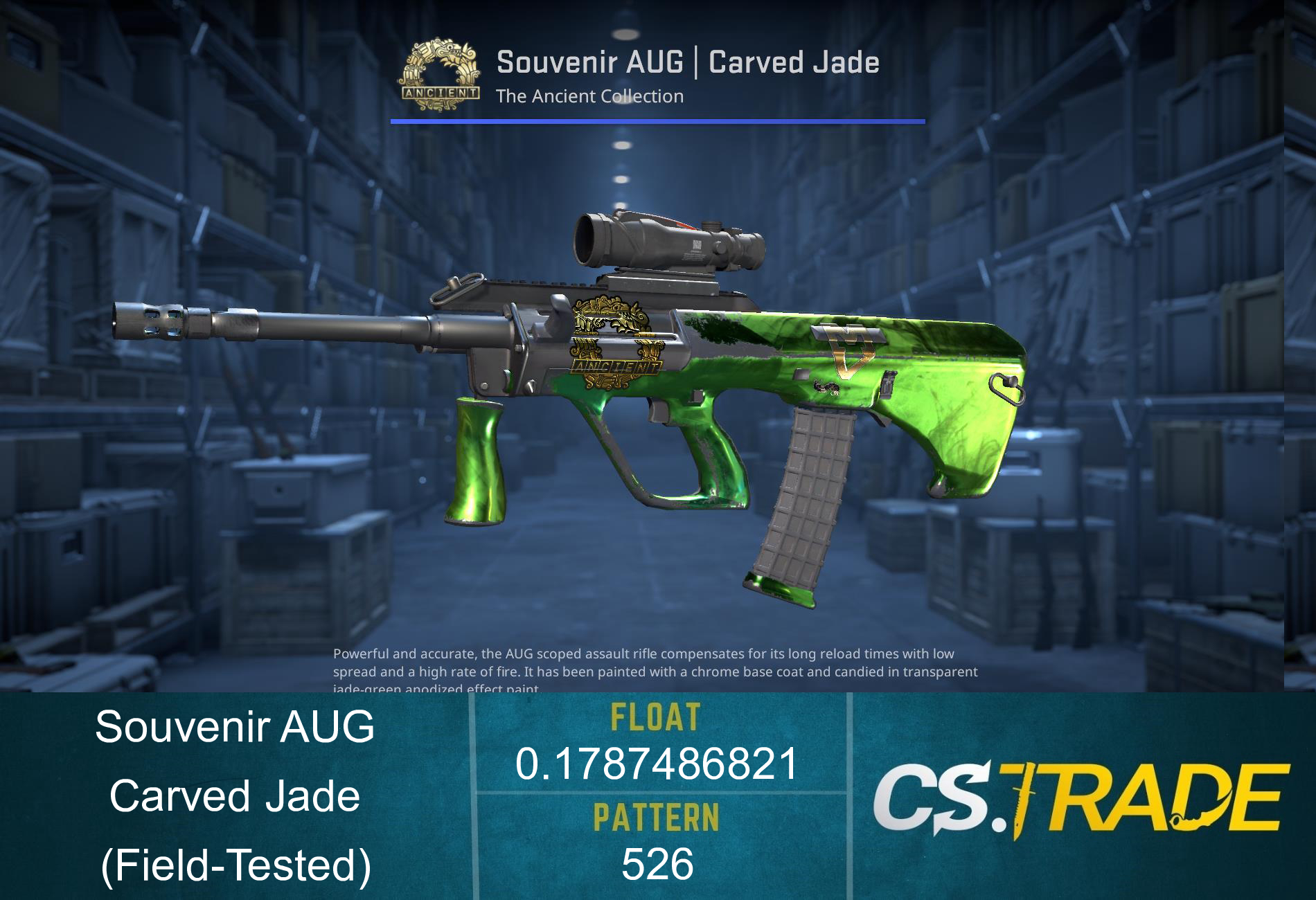 AUG | Carved Jade (Field-Tested) Screenshot