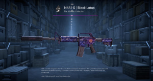 M4A1-S | Black Lotus (Well-Worn) Screenshot
