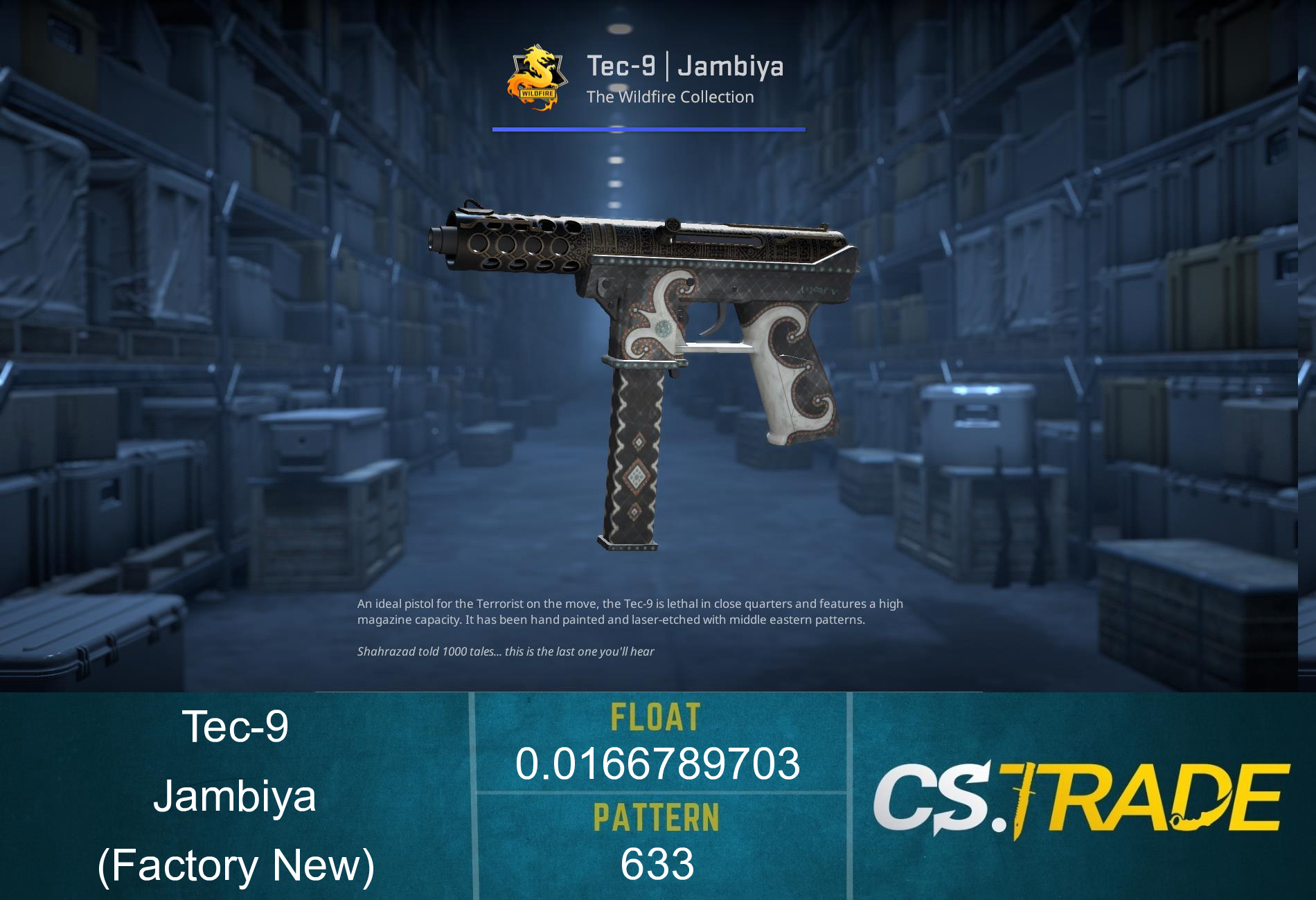 Tec-9 | Jambiya (Factory New) Screenshot