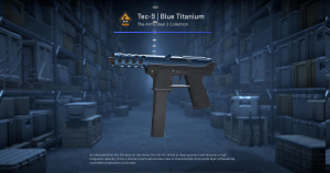 Tec-9 | Blue Titanium (Factory New) Screenshot
