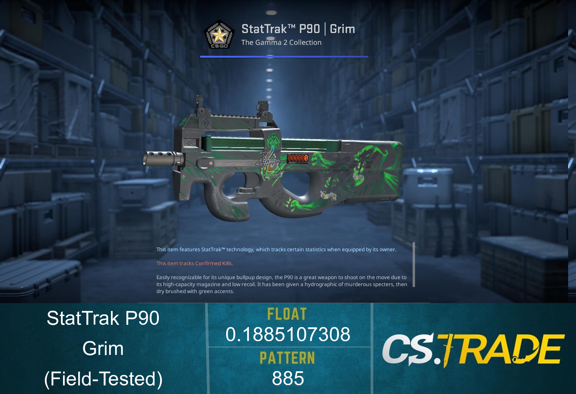 P90 | Grim (Factory New) Screenshot