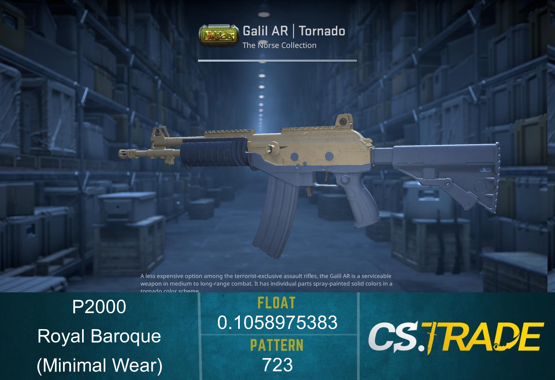 P2000 | Royal Baroque (Minimal Wear) Screenshot