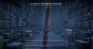 ★ StatTrak™ Bowie Knife | Ultraviolet (Field-Tested) Screenshot