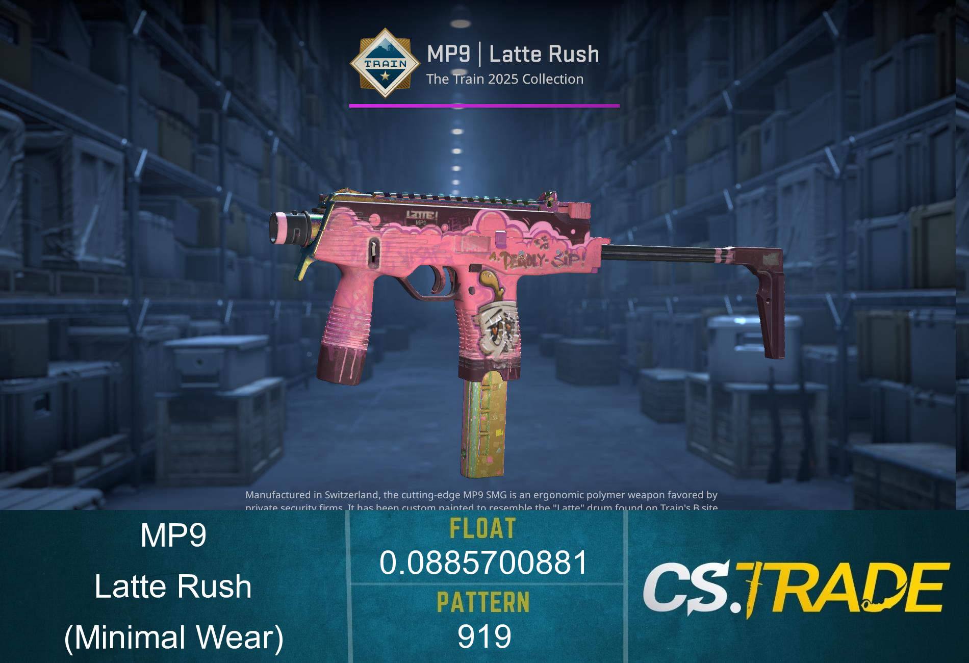 MP9 | Latte Rush (Minimal Wear) Screenshot