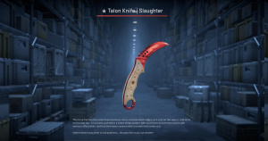 ★ Talon Knife | Slaughter (Minimal Wear) Screenshot