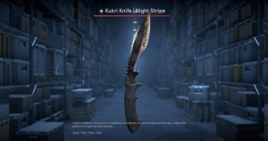 ★ Kukri Knife | Night Stripe (Battle-Scarred) Screenshot