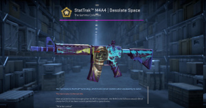 StatTrak™ M4A4 | Desolate Space (Well-Worn) Screenshot