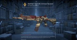 StatTrak™ Galil AR | Crimson Tsunami (Minimal Wear) Screenshot