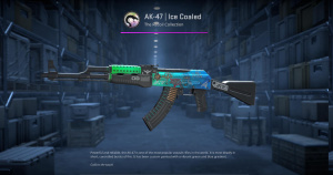 AK-47 | Ice Coaled (Minimal Wear) Screenshot