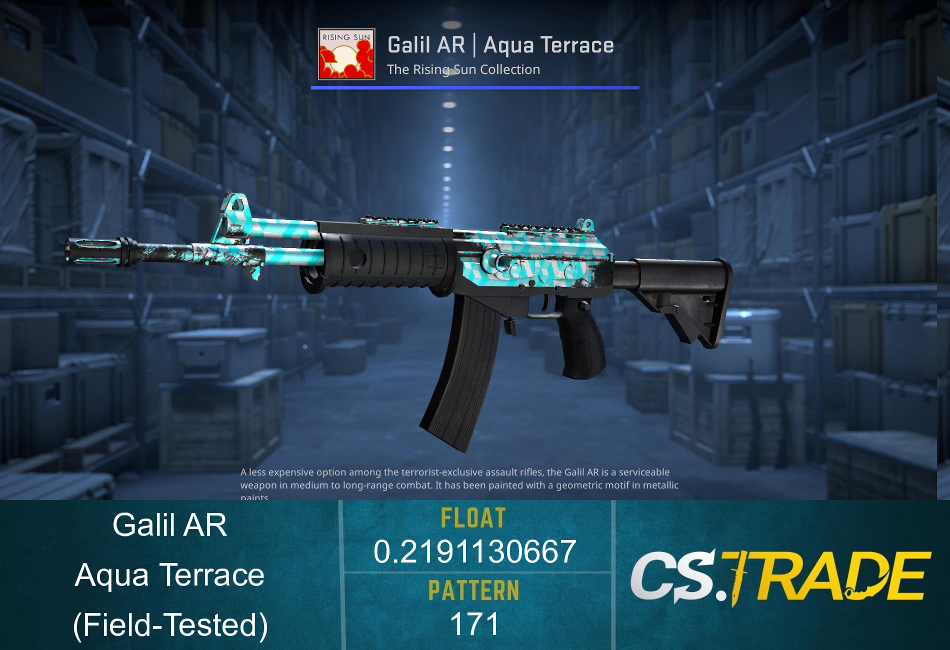 Galil AR | Aqua Terrace (Field-Tested) Screenshot