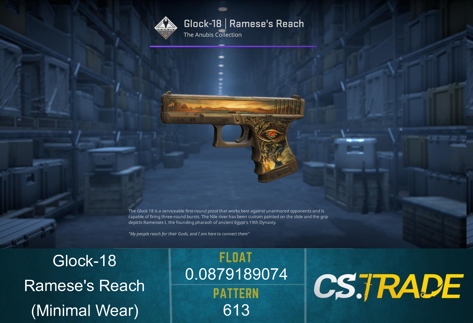 Glock-18 | Ramese's Reach (Factory New) Screenshot