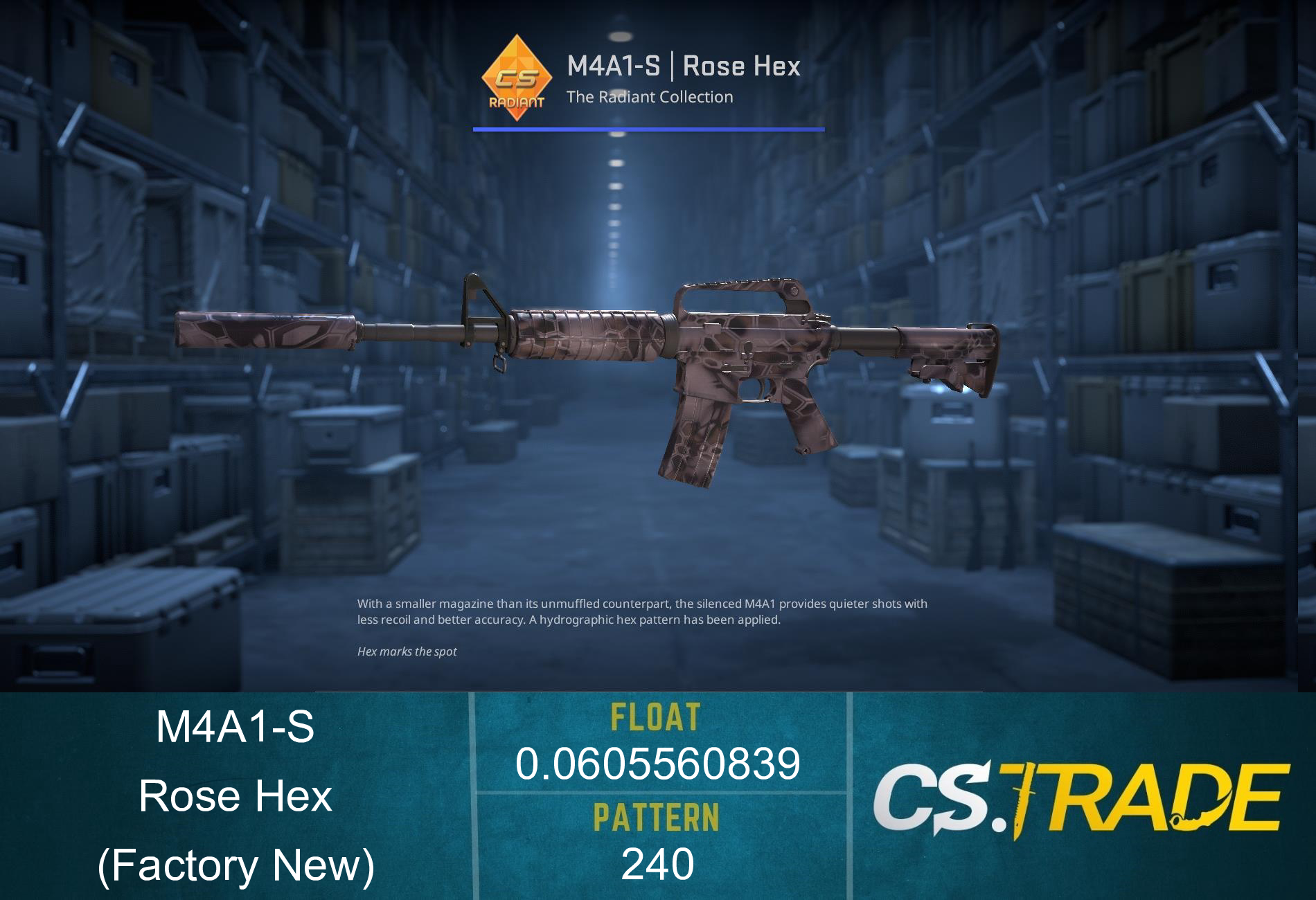 M4A1-S | Rose Hex (Factory New) Screenshot