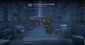 Five-SeveN | Heat Treated (Well-Worn) Screenshot