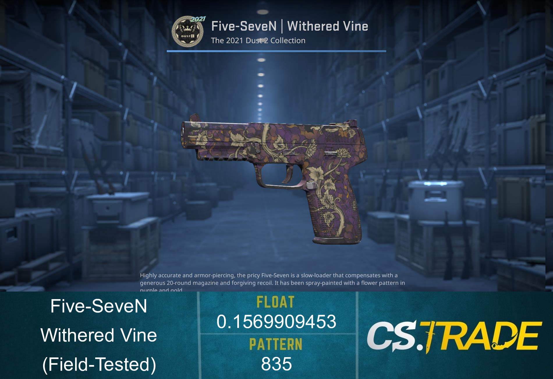 Five-SeveN | Withered Vine (Field-Tested) Screenshot