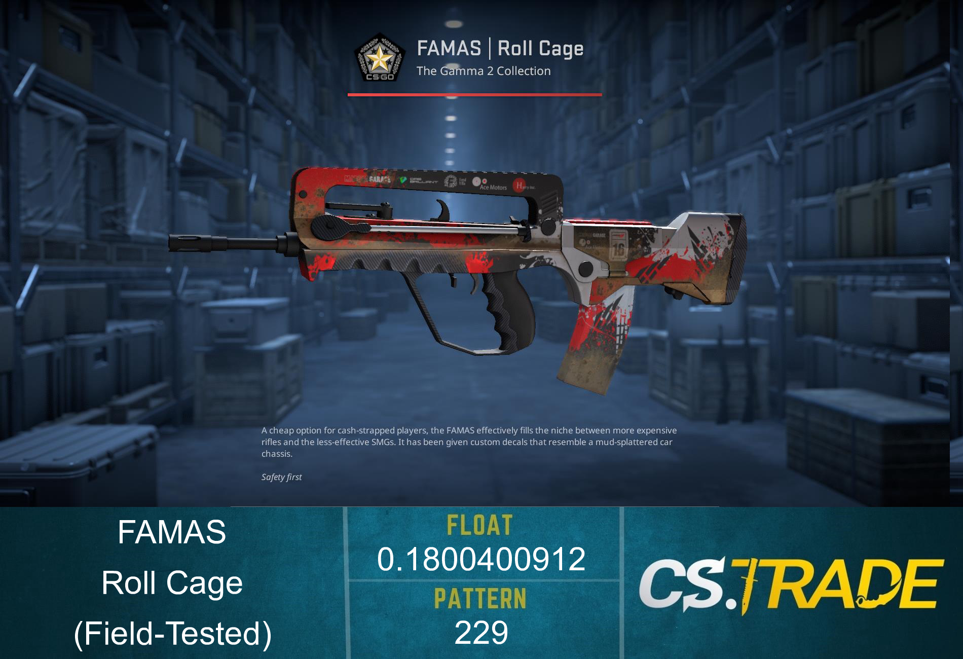 FAMAS | Roll Cage (Field-Tested) Screenshot